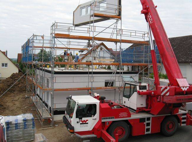 Fissure sur maison préfabriquée